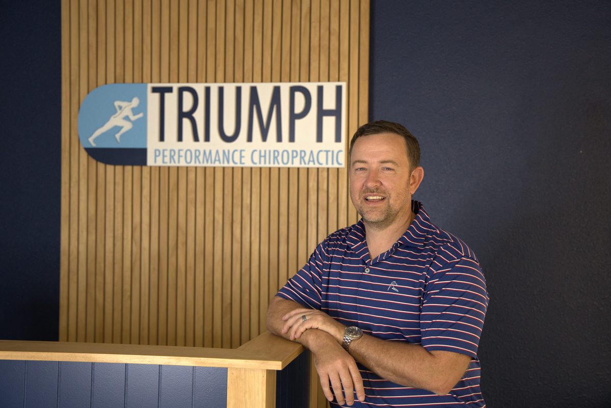 Dr. Jeffrey Clark, D.C. at his Wimberley chiropractic practice